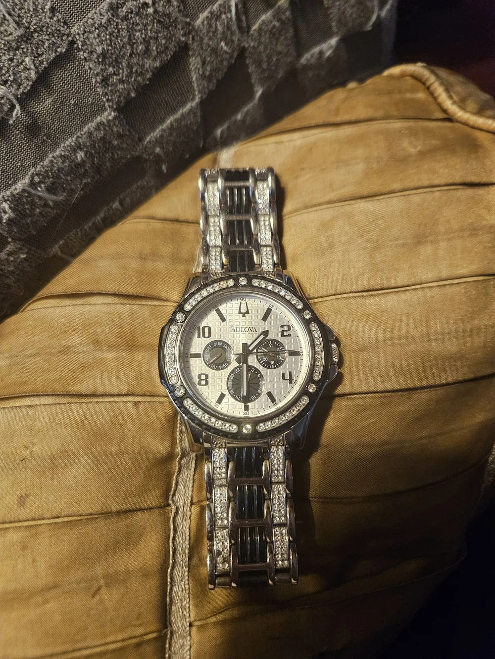 Bulova chronograph wristwatch